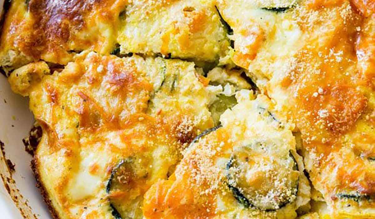 Quiche with vegetables