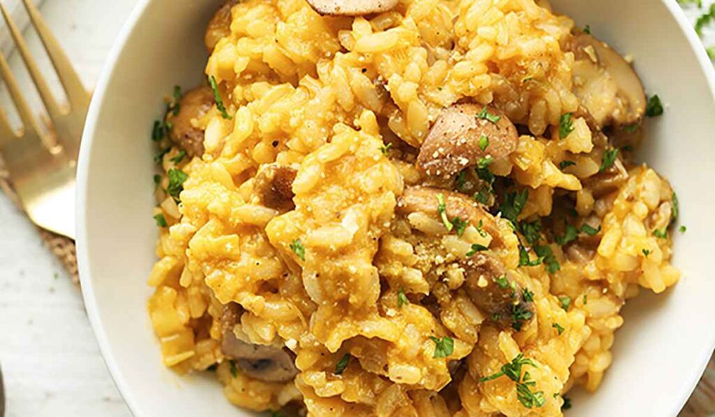 Mushroom & Leek Risotto
